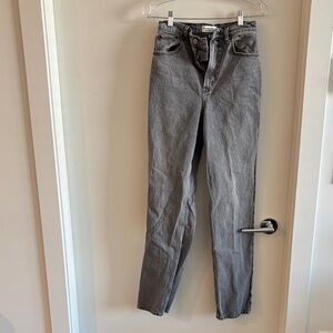 Abercrombie & Fitch Ultra High Rise Gray Jeans
